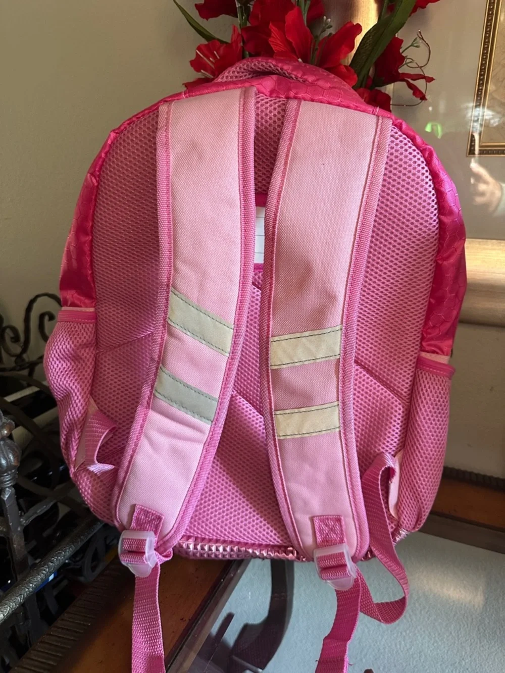 Disney Pink Princess Backpack with Multicolor Character Art - Picture 3 of 6